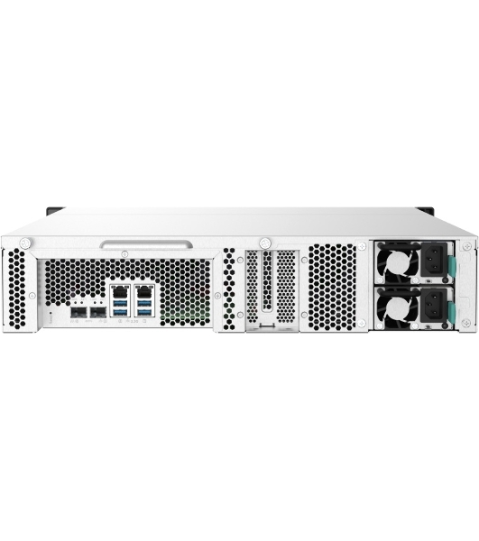 Сетевое хранилище без дисков SMB QNAP TS-832PXU-RP-4G 8-Bay 2U rackmount NAS, AL324 quad-core 1.7 GHz, 1x4Gb DDR4 RAM (max 1x16Gb), SATA 6Gb/s, 2x 10GbE SFP+ LAN, 2x 2.5 GbE LAN, 2xPSU. W/o RAIL-B02