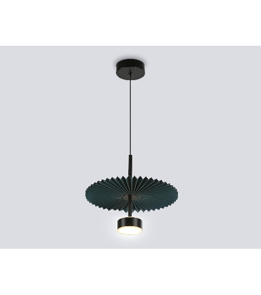 Светильник Ambrella light LH72605 BK/DB черный/синий 6W 3000K D300*260-1770