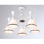 Светильник Ambrella light TR3165/5 WH/BK белый/черный E27/5 max 60W D580*380, фото4