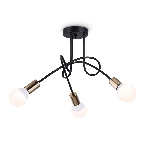 Светильник Ambrella light TR80415/3 BK/GD черный/золото E27/3 max 60W D670*370, фото6