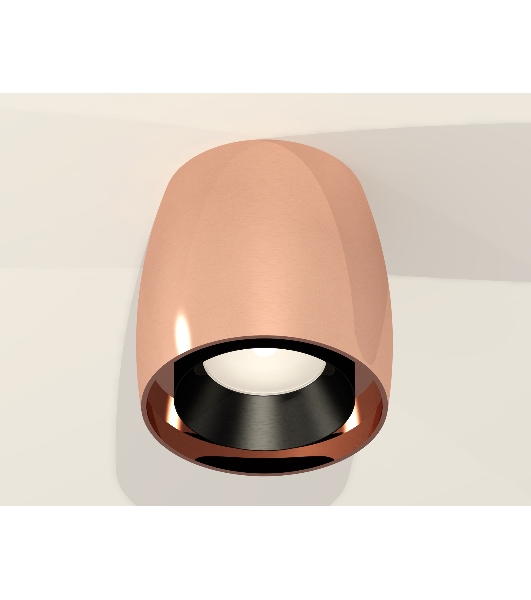 Светильник Ambrella Light XS1144001 PPG/PBK золото розовое полированное/черный полированный MR16 GU5.3 (C1144, N7031)
