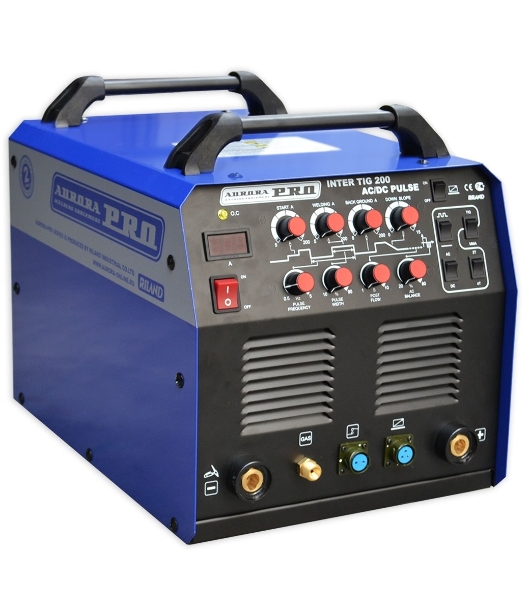 Инвертор сварочный AURORA PRO INTER TIG 200 AC/DC PULSE Mosfet 6.2кВт 220В TIG/MMA 10-200А