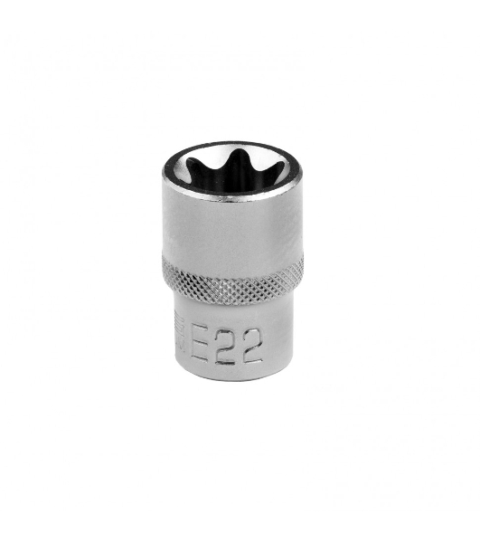 Головка торцевая Stels 1/2, Е22, CrV