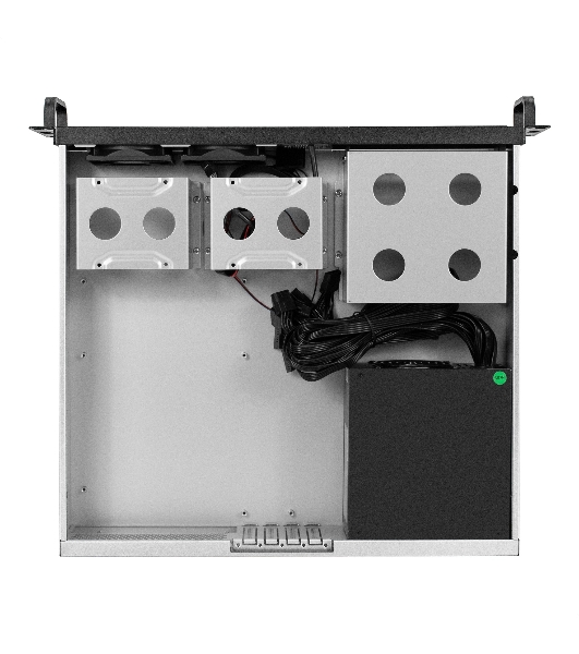 Серверный корпус ExeGate Pro 2U400-04 (RM 19', высота 2U, глубина 400, БП 600ADS, 2*USB)