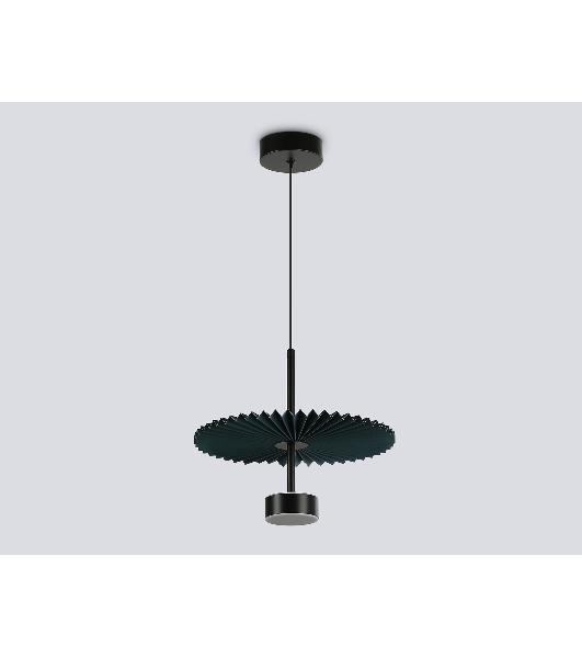Светильник Ambrella light LH72605 BK/DB черный/синий 6W 3000K D300*260-1770