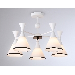 Светильник Ambrella light TR3165/5 WH/BK белый/черный E27/5 max 60W D580*380, фото3