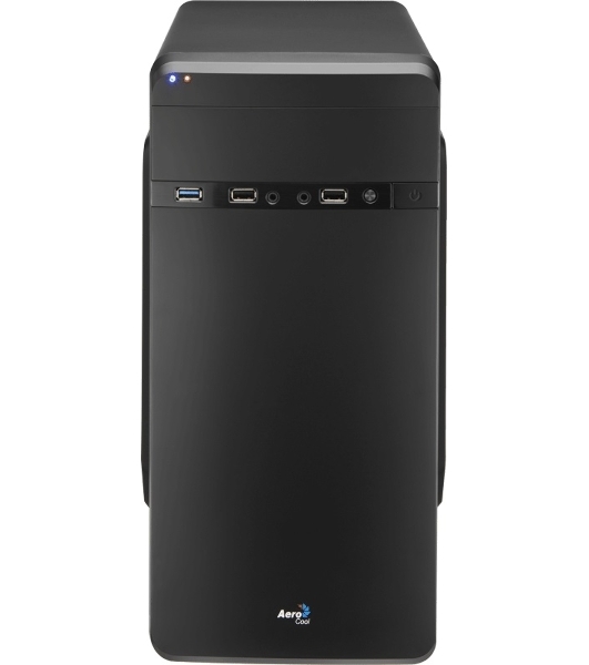 Компьютерный корпус Aerocool/Formula Qs-180 черный без БП mATX 1x80мм 2xUSB 2.0 1xUSB 3.0 audio