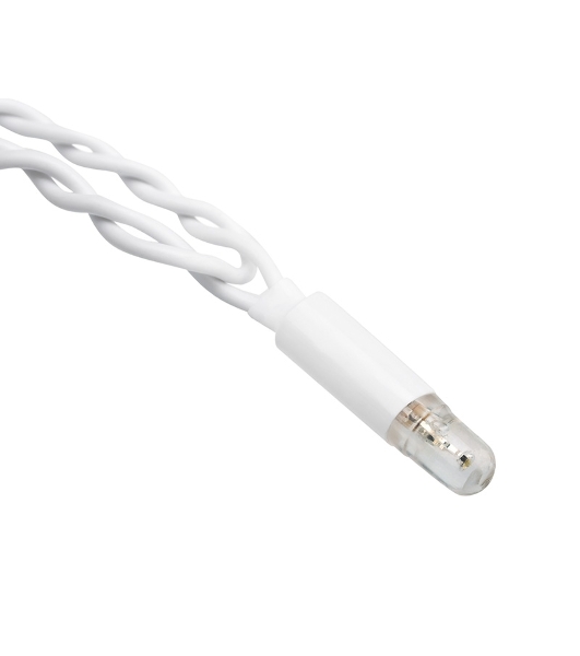 Гирлянда Neon-night 'Айсикл' 4,8х0,6 м, с эффектом мерцания, белый ПВХ, 176 LED, Желтый, 230В