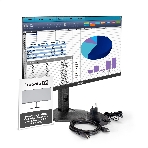 Монитор 23.8' ExeGate ProSmart EH2407CA (IPS LED Grade A+, FHD, 1920x1080@120Гц, 16:9, 250cd/m2, 1000:1, 3-5ms, Speakers, audio-out, D-Sub, HDMI2.0, DisplayPort, кабель HDMI 1.5м, VESA, регулировка высоты (HAS), регулировка наклона (tilt), поворот экрана (swivel), поворот экрана на 90° (pivot), черный), фото6