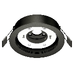 Корпус светильника C8051 SBK черный песок D110*H40mm Out2mm GX53, фото 1