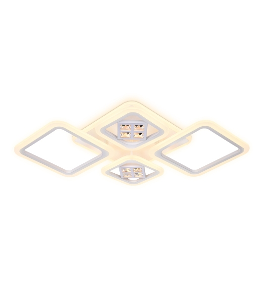 Светильник Ambrella light FA286/4 WH белый 101W 750*490*80 (ПДУ РАДИО 2.4G)