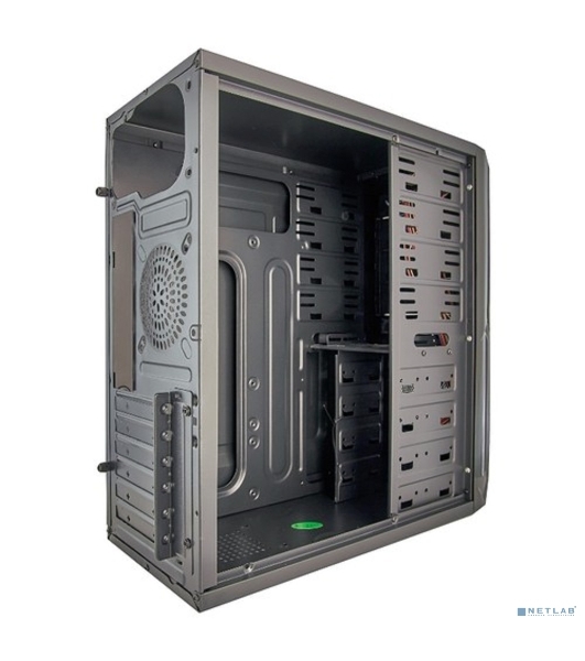 Компьютерный корпус ExeGate EX278402RUS Miditower ExeGate XP-329S Black, ATX, (без БП), 2хUSB, Audio