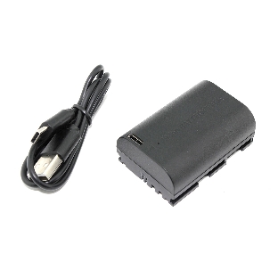 Аккумуляторная батарея для фотоаппарата Canon EOS 5D Mark II (LP-E6 Pro) USB Type-C 7.4V 2250mAh