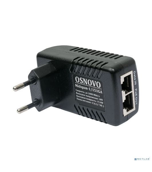 Инжектор POE Osnovo Midspan-1/151GA