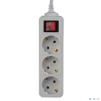 Сетевой удлинитель Perfeo с кнопкой 'POWERMATE', PF_A4679 (3,0 м, 3 розетки, белый(PF-PM-3/3,0-W)), фото3