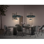 Светильник Ambrella light LH72605 BK/DB черный/синий 6W 3000K D300*260-1770, фото4