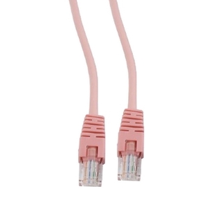 Патч-корд UTP Cablexpert PP12-3M/RO cat.5e, 3м, литой, многожильный розовый