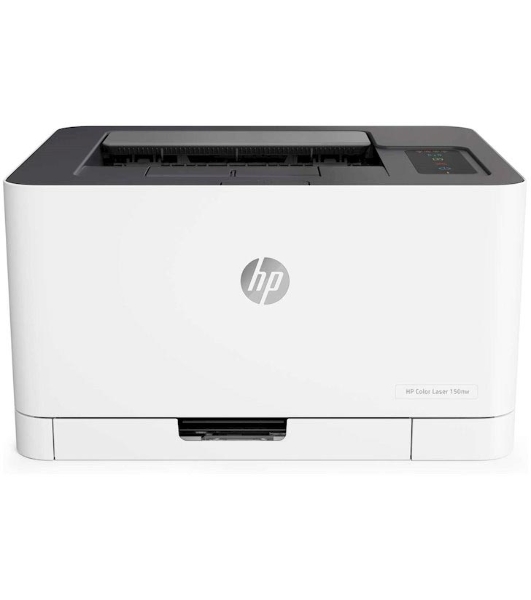 Принтер лазерный HP Color Laser 150nw (4ZB95A), A4, цветной, печ. до 18 стр/мин. (ч/б) до 4 стр/мин. (цвет), 600 x 600 dpi, USB, RJ-45, Wi-Fi, Air Print, Mopria