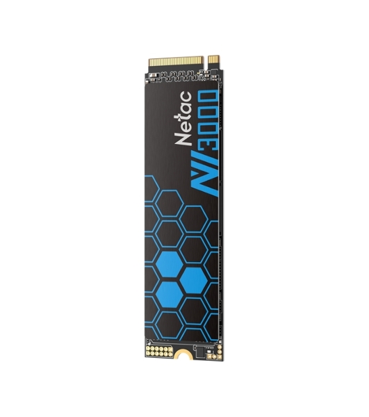 Накопитель SSD Netac NV3000, 2Tb, PCIe 3.0 x4, M.2 2280, NVMe, R/W 3100/2100, с радиатором
