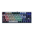 Клавиатура проводная механическая Gembird KB-G600, 87кл, Rainbow, красн.свитчи, 1.8м, черная, фото9
