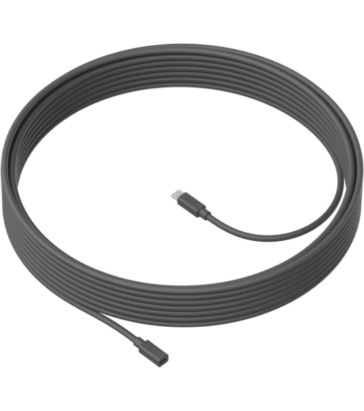 Кабель LOGITECH MeetUp 10m Mic Cable - графитовый - WW - MEETUP 10M MIC CABLE