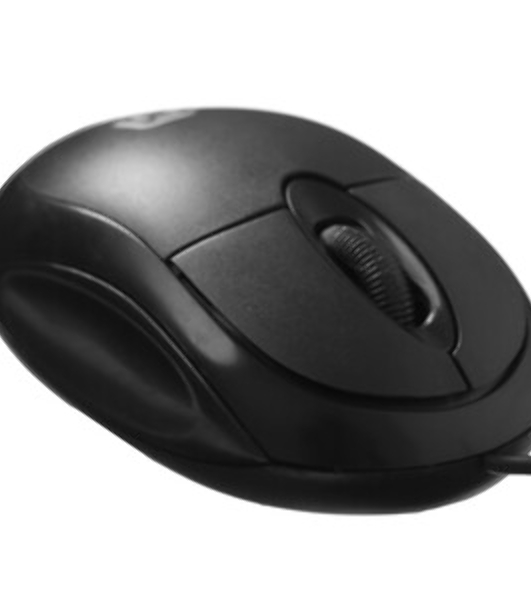 Мышь проводная Oklick 105S черный, 800 dpi, USB, кнопки - 3