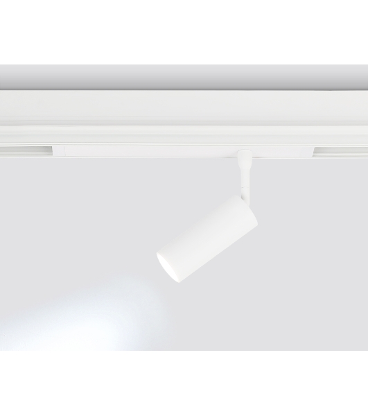 Управляемый светодиодный светильник для шинопровода Magnetic Ambrella light GL1201 WH белый IP20 7W 3000K-6400K 220V 36° D35*80 (Без ПДУ)