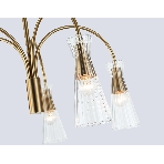Люстра Ambrella light LH55701/5 BS/CL латунь/прозрачный E14*5 max 40W D600*440, фото5