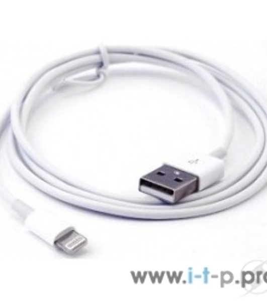 Кабель USB Cablexpert CC-USB-AP2MWP AM/Apple, для iPhone5/6 Lightning, 1м, белый, пакет