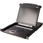 Переключатель-KVM 8-портовый IP с ЖК-дисплеем Slideaway/ATEN SINGLE RAIL 8P PS/2-USB LCDKVMP 17INCH WIH IP, фото3