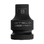 Головка ударная шестигранная Stels 8 мм, 1/2', CrMo, фото5