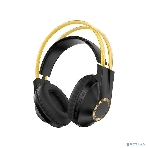 Беспроводные/проводные наушники QUMO Party Rave BT 0078 золотой, накладные, Bluetooth + проводной, до 10 ч, фото3