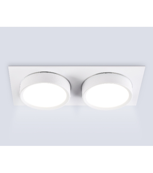 Светильник Ambrella light TN6741/2 WH белый IP44 GX53/2 210*110*57