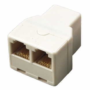 Телефонный двойник Rexant RJ-14(6P4C) (гнездо - 2 гнезда)