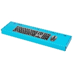 Комплект клавиатура+мышь Oklick 300M беспроводной, USB, 1600 DPI, серый/чёрный, фото5