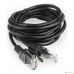 Патч-корд CCA light UTP Гарнизон PC-UTP-5e-2-BK cat.5e, 2м, литой, многожильный черный, фото 1