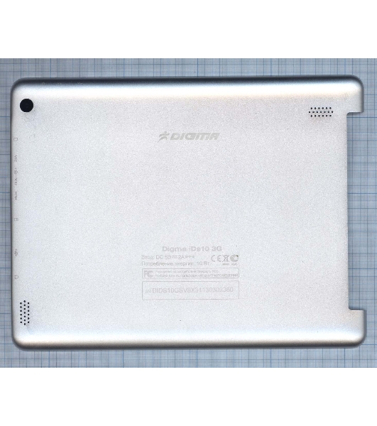 Задняя крышка для Digma iDs10 3G серебристый
