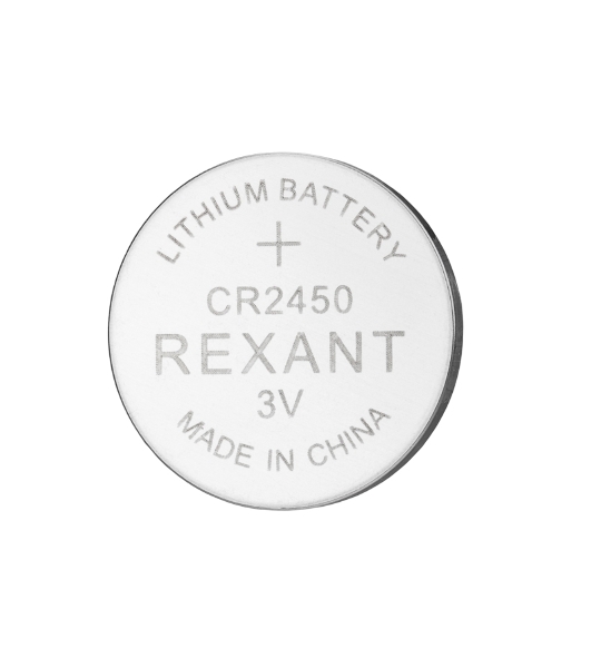 Батарейка литиевая Rexant CR2450 3В блистер 5 шт.