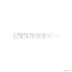 Сетевой фильтр Perfeo (PF_C3963) POWER STREAM - 5 роз - 1,5 м - белый, фото 1
