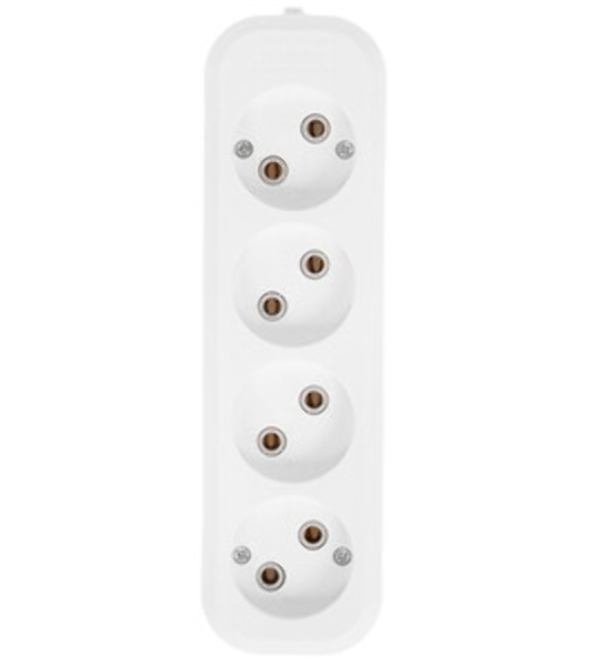 Удлинитель бытовой Smartbuy (SBE-10-4-05-N) 4 гнз х 5,0 м (10А/2.2кВт, ПВС 2х1.0)