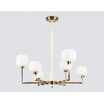 Люстра Ambrella light LH53015/6 BS/FR латунь/белый матовый G9*6 max 40W D690*680, фото7
