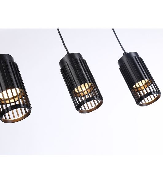 Светильник Ambrella light TN51699/3 BK черный GU10/3 400*60*1120
