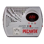 Стабилизатор напряжения Ресанта АСН- 500 Н/1-Ц 63/6/9 Стабилизатор 220В±8%, Габариты 260х200х110, Вес 2,6кг, фото 1