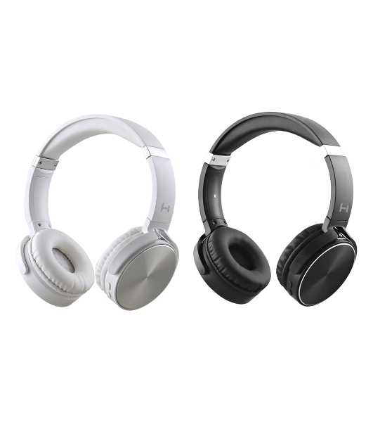Беспроводные/проводные наушники Harper HB-217 белый, накладные, Bluetooth + проводной, складная конструкция, до 5 ч