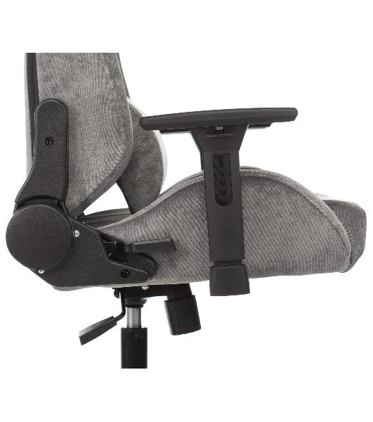 Кресло Бюрократ Knight N1 Fabric серый, ткань, 120 кг, механизм качания