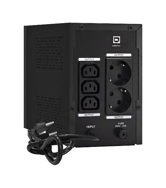 Источник бесперебойного питания ExeGate EX292802RUS SpecialPro UNB-1600.LED.AVR.2SH.3C13.USB 1600VA/950W, LED, AVR, 2*Schuko+3*C13, USB,съемн.кабель, металлический корпус, черный