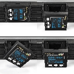 Источник бесперебойного питания On-line ExeGate EP285648RUS PowerExpert ULS-3000.LCD.AVR.C13.USB.RS232.SNMP.2U 3000VA/3000W, On-Line, PF=1, LCD, 6*IEC-C13, RS232, USB, SNMP-slot, Rackmount 2U/Tower, черный, фото21