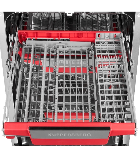 Встраиваемая посудомоечная машина Kuppersberg GLM 4580, серебристый, 44.8 см, 11 компл., 44 дБ, класс A++