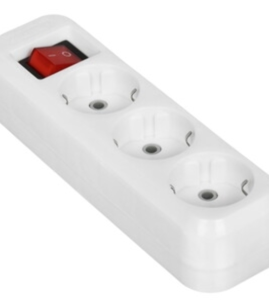 Удлинитель бытовой Smartbuy (SBE-16-3-10m-ZS) 3 роз х 10,0 м - белый