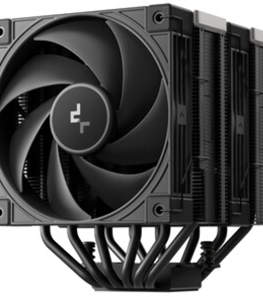 Кулер для процессора DEEPCOOL AK620 G2 LGA1851/1700/1200/115X/AM5/AM4 (8шт/кор, TDP 260W, PWM, DUAL Fan 120мм, 6 тепл. трубок, Copper Base, Wood-grain top cover, черный) RET (R-AK620G2-BKNNMN-GJD)